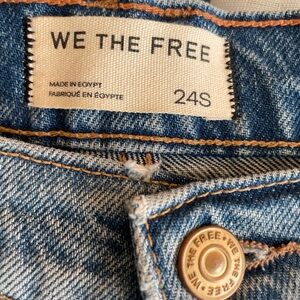 We The Free Good Luck Mid Rise Barrel Jean size 24 short